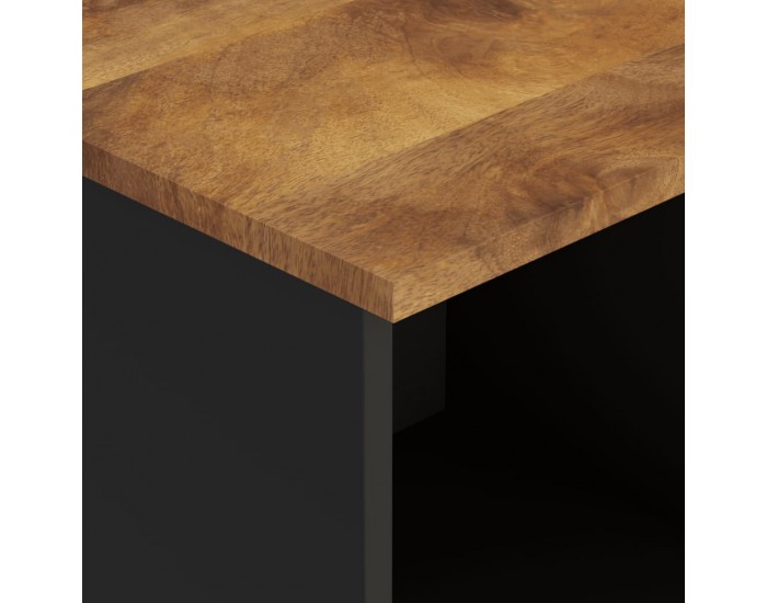 Sonata H Шкаф за баня 38x33x160 см масивно мангово дърво