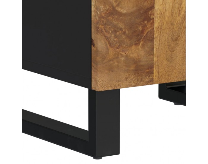 Sonata H Шкаф за баня 38x33x160 см масивно мангово дърво