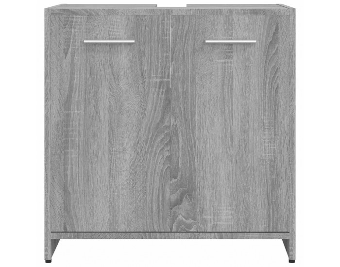 Sonata H Шкаф за баня, сив сонома, 60x33x60 см, инженерно дърво