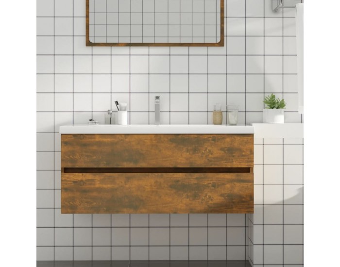 Sonata H Шкаф за мивка, опушен дъб, 100x38,5x45 см, инженерно дърво