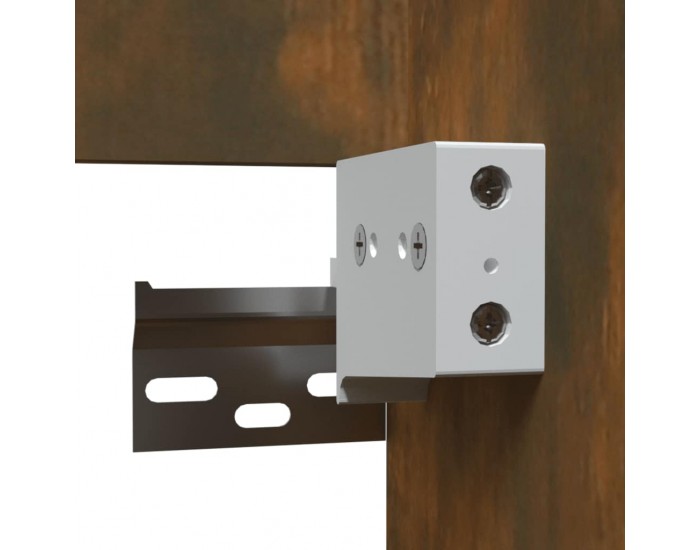 Sonata H Шкаф за баня с огледало, Опушен дъб, 41x38,5x48 см