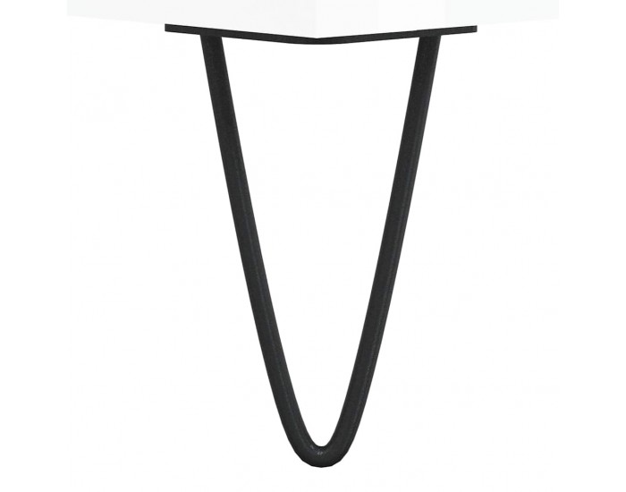 Sonata H Шкаф за баня, бял гланц, 58x33x60 см, инженерно дърво