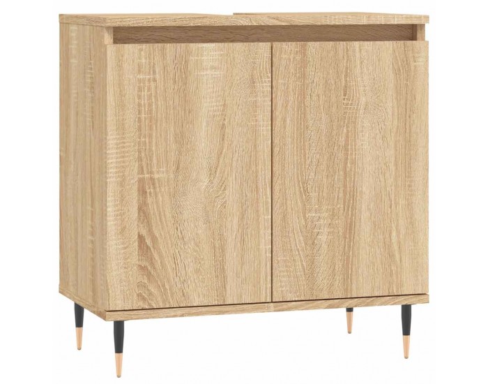 Sonata H Шкаф за баня, сонома дъб, 58x33x60 см, инженерно дърво