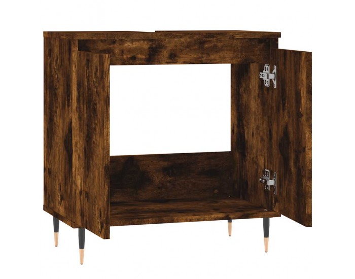 Sonata H Шкаф за баня, опушен дъб, 58x33x60 см, инженерно дърво