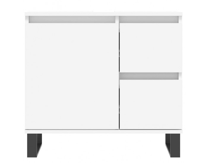 Sonata H Шкаф за баня, бял, 65x33x60 см, инженерно дърво