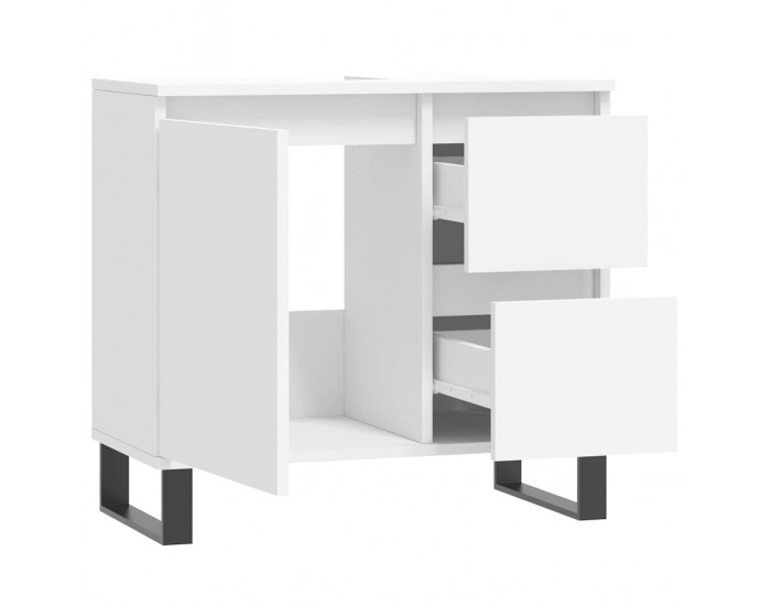 Sonata H Шкаф за баня, бял, 65x33x60 см, инженерно дърво