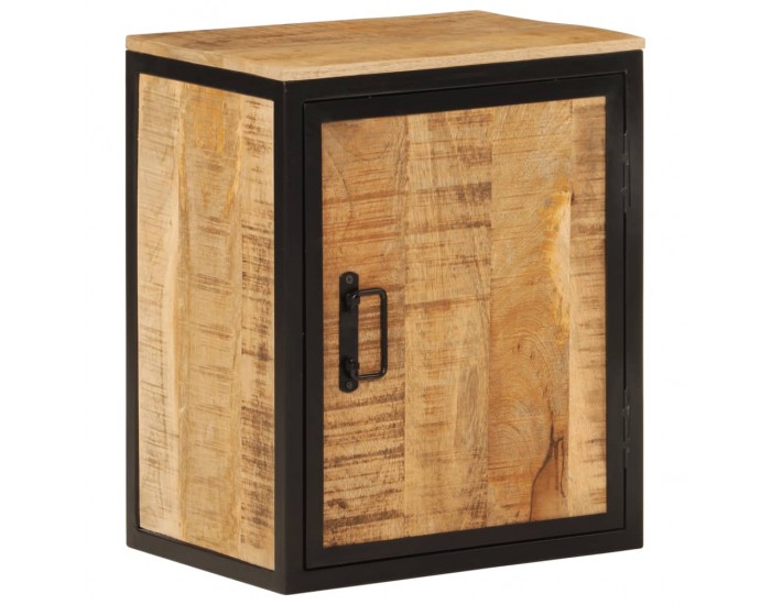 Sonata H Шкаф за баня 40x30x50 см мангово дърво масив и желязо