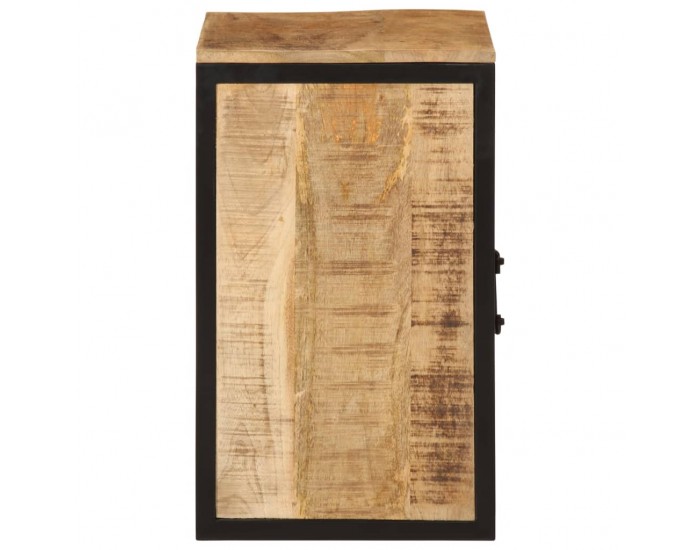 Sonata H Шкаф за баня 40x30x50 см мангово дърво масив и желязо