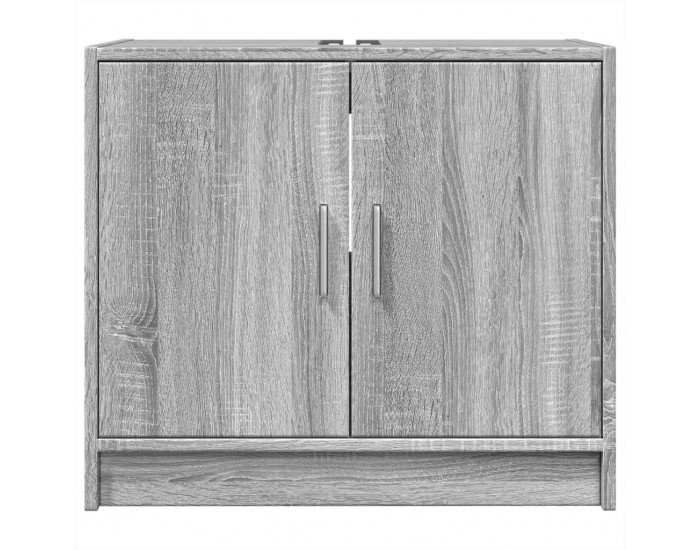 Sonata H Шкаф за мивка, сив сонома, 63x29x55 см, инженерно дърво