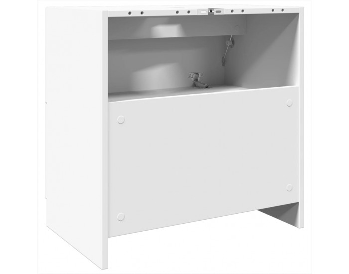 Sonata H Долен шкаф за мивка, бял, 59x37x59 см, инженерно дърво