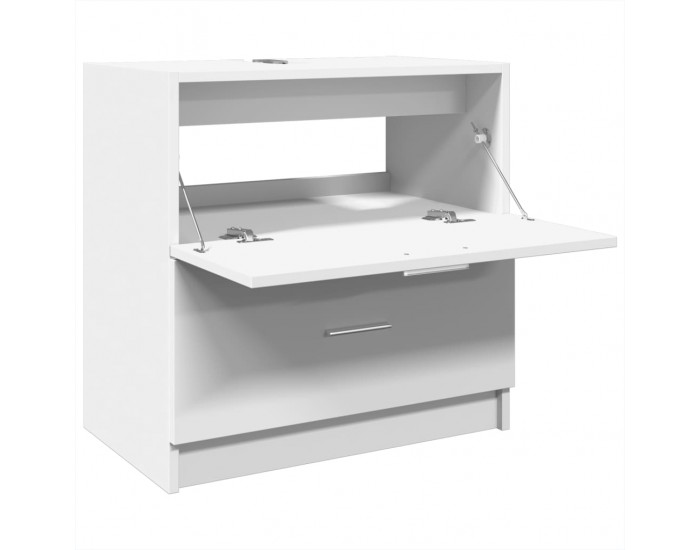 Sonata H Долен шкаф за мивка, бял, 59x37x59 см, инженерно дърво