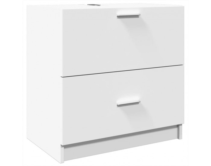 Sonata H Долен шкаф за мивка, бял, 59x37x59 см, инженерно дърво