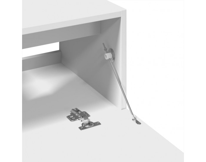 Sonata H Долен шкаф за мивка, бял, 59x37x59 см, инженерно дърво