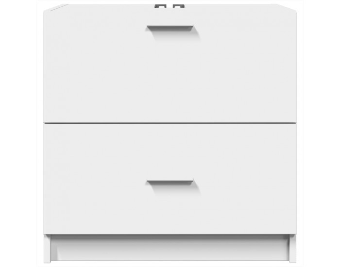 Sonata H Долен шкаф за мивка, бял, 59x37x59 см, инженерно дърво