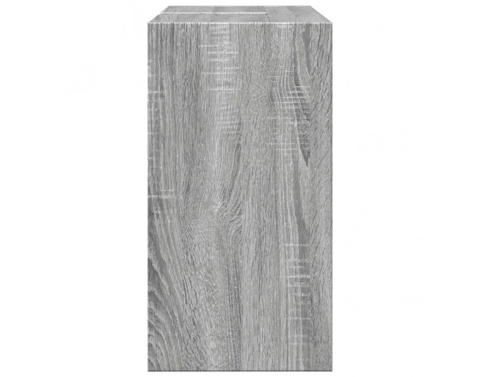 Sonata H Шкаф за мивка, сив сонома, 63x29x55 см, инженерно дърво