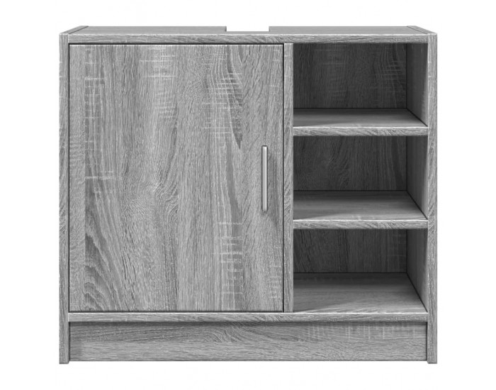 Sonata H Шкаф за мивка, сив сонома, 63x29x55 см, инженерно дърво