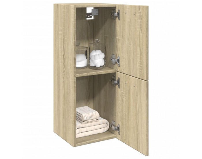 Sonata H Шкаф за баня, дъб сонома, 30x30x80 см, инженерно дърво