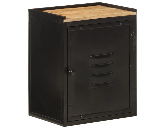 Sonata H Шкаф за баня 40x30x50 см масивно мангово дърво