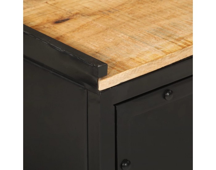 Sonata H Шкаф за баня 40x30x50 см масивно мангово дърво