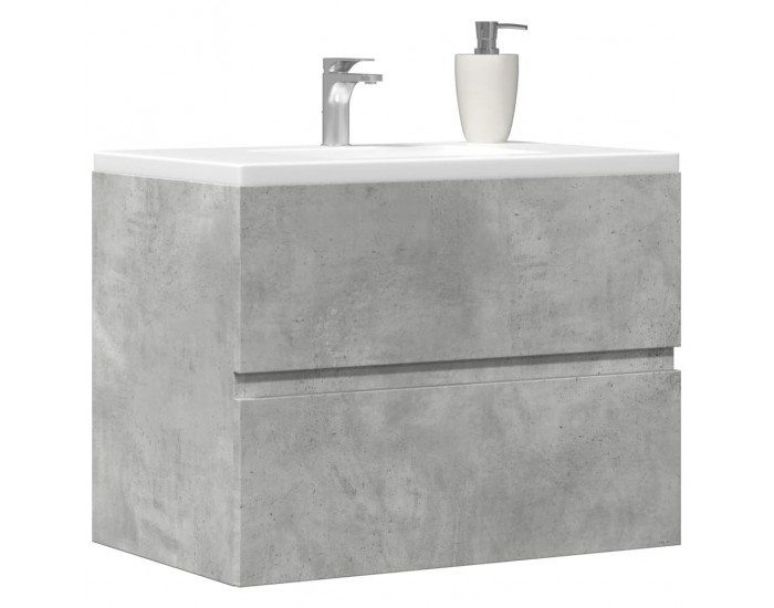 Sonata H Шкаф за баня, бетонно сив, 60x38,5x45 см, инженерно дърво