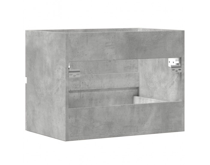 Sonata H Шкаф за баня, бетонно сив, 60x38,5x45 см, инженерно дърво