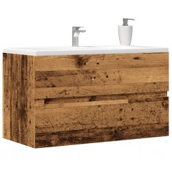 Sonata H Шкаф за мивка, старо дърво, 90x38,5x45 см, инженерно дърво - Комплекти
