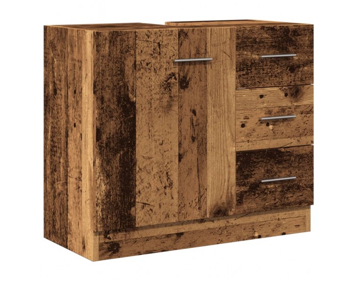 Sonata H Долен шкаф за мивка, старо дърво, 63x30x54 см, инженерно дърво