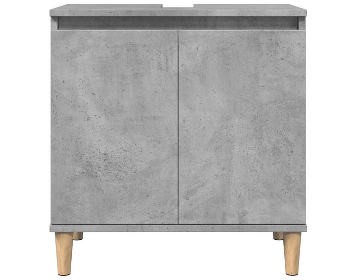 Sonata H Комплект мебели за баня от 3 части бетонно сив инженерно дърво