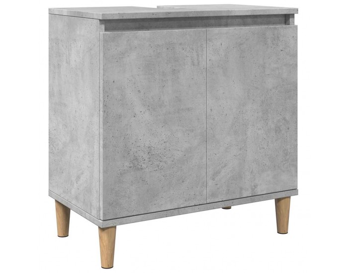 Sonata H Комплект мебели за баня от 3 части бетонно сив инженерно дърво