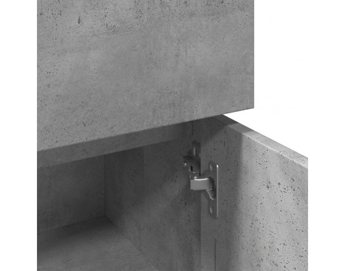 Sonata H Шкаф за баня, бетонно сиво, 30x30x95 см, ПДЧ