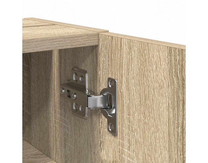 Sonata H Шкаф за баня с държач за ролки, дъб сонома, 20,5x22x72 см