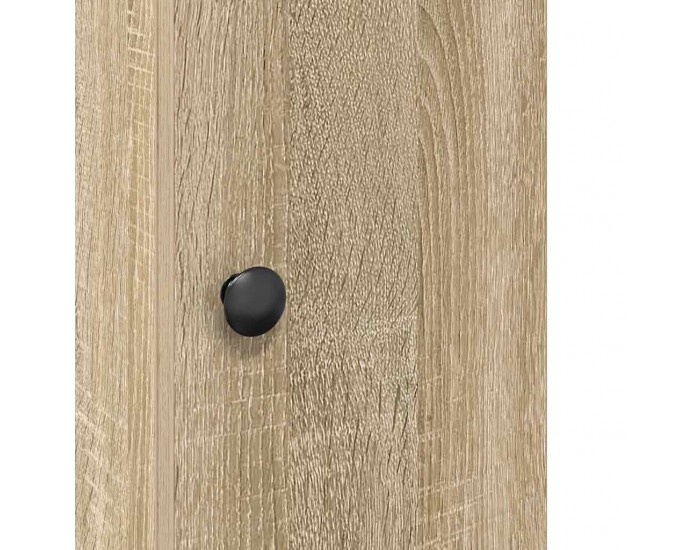 Sonata H Шкаф за баня с държач за ролки, дъб сонома, 20,5x22x72 см