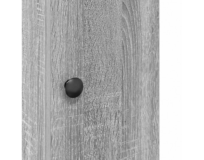 Sonata H Шкаф за баня с държач за ролки, сив сонома, 20,5x22x72 см