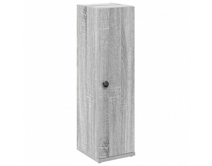 Sonata H Шкаф за баня с държач за ролки, сив сонома, 20,5x22x72 см