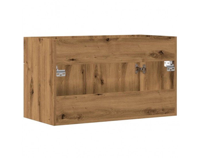 Sonata H Шкаф за мивка за баня, дъб артизан 90x38,5x46см инженерно дърво