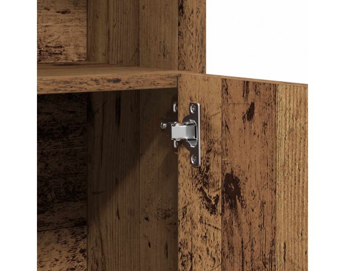 Sonata H Шкаф за баня от старо дърво 32x25,5x190 cm Инженерна дървесина