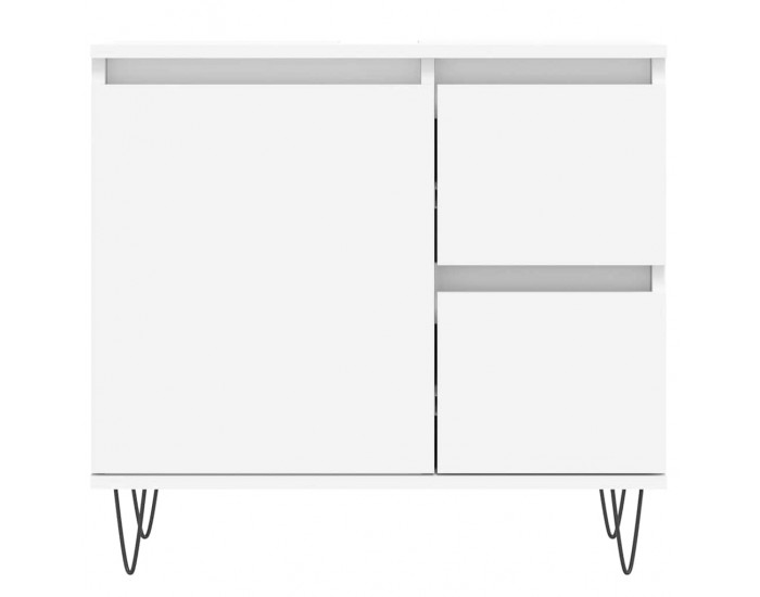 Sonata H Шкаф за баня, бял, 65x33x60 см, инженерно дърво