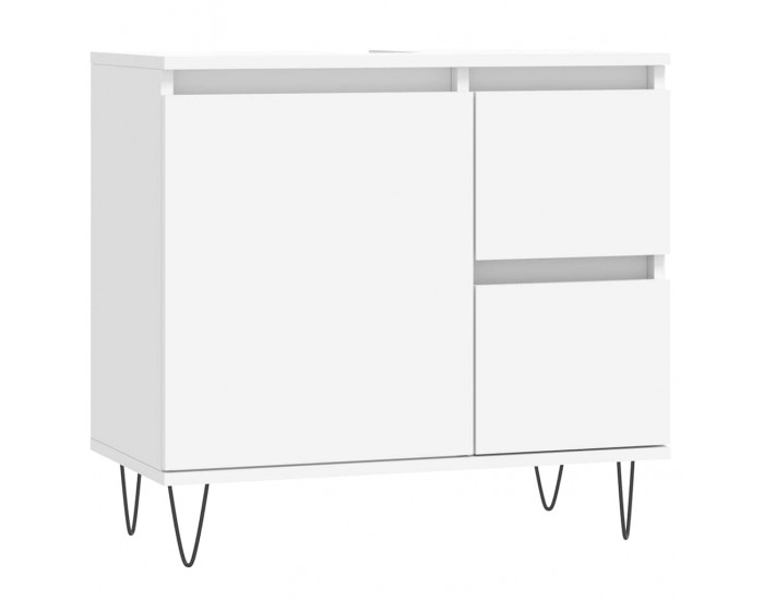 Sonata H Шкаф за баня, бял, 65x33x60 см, инженерно дърво