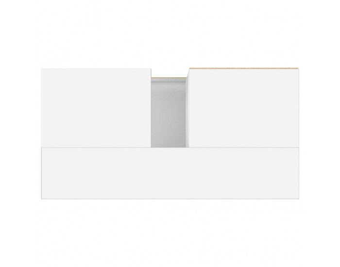 Sonata H Шкаф за баня, бял, 65x33x60 см, инженерно дърво