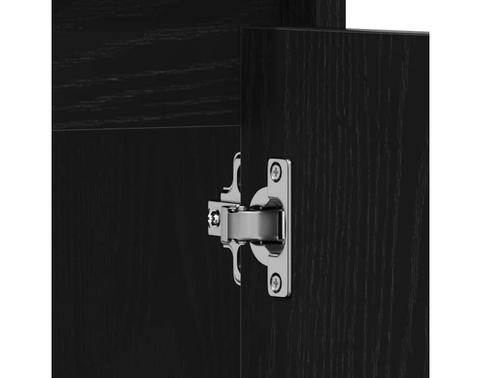 Sonata H Шкаф за баня, черен дъб, 60x33x60 см, инженерно дърво