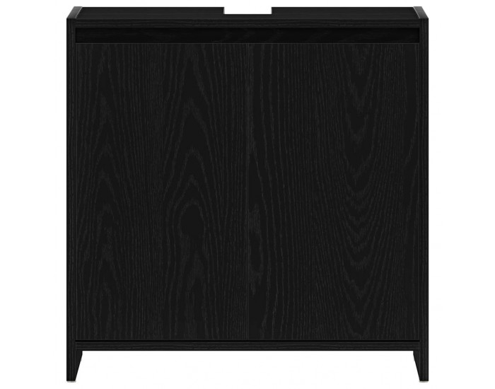 Sonata H Шкаф за баня, черен дъб, 60x33x60 см, инженерно дърво