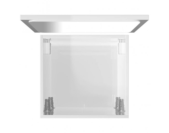 Sonata H Комплект мебели за баня от 2 части, бял гланц, ПДЧ