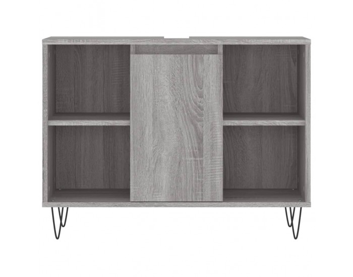 Sonata H Комплект мебели за баня от 3 части сив сонома инженерно дърво