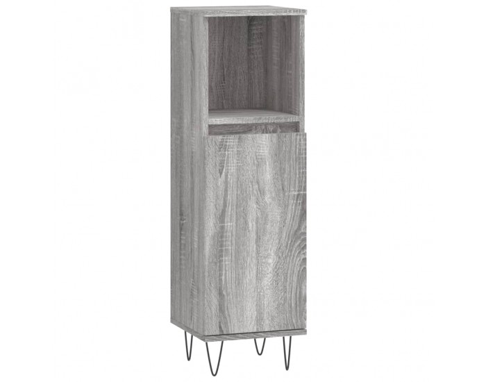 Sonata H Комплект мебели за баня от 3 части сив сонома инженерно дърво