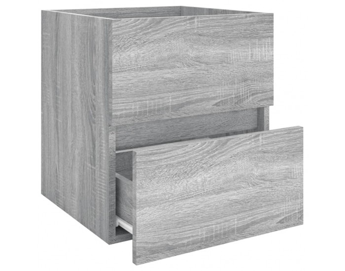 Sonata H Шкаф за мивка, сив сонома, 41x38,5x45 см, инженерно дърво