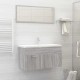 Sonata H Комплект мебели за баня от 2 части сив сонома инженерно дърво