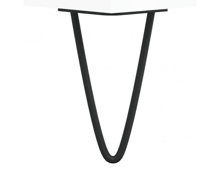 Sonata H Шкаф за баня, бял гланц, 30x30x100 см, инженерно дърво