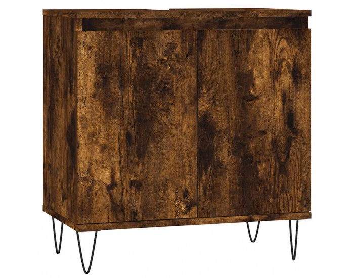 Sonata H Шкаф за баня, опушен дъб, 58x33x60 см, инженерно дърво