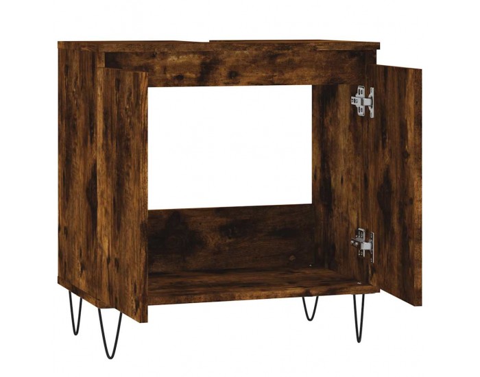 Sonata H Шкаф за баня, опушен дъб, 58x33x60 см, инженерно дърво