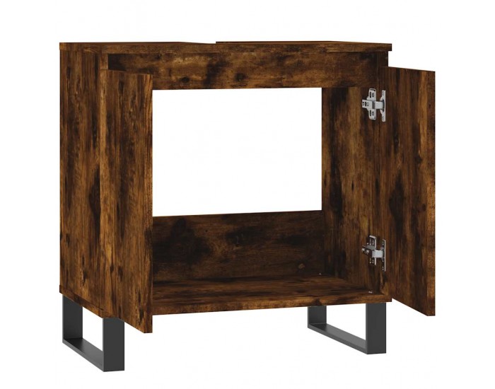 Sonata H Шкаф за баня, опушен дъб, 58x33x60 см, инженерно дърво